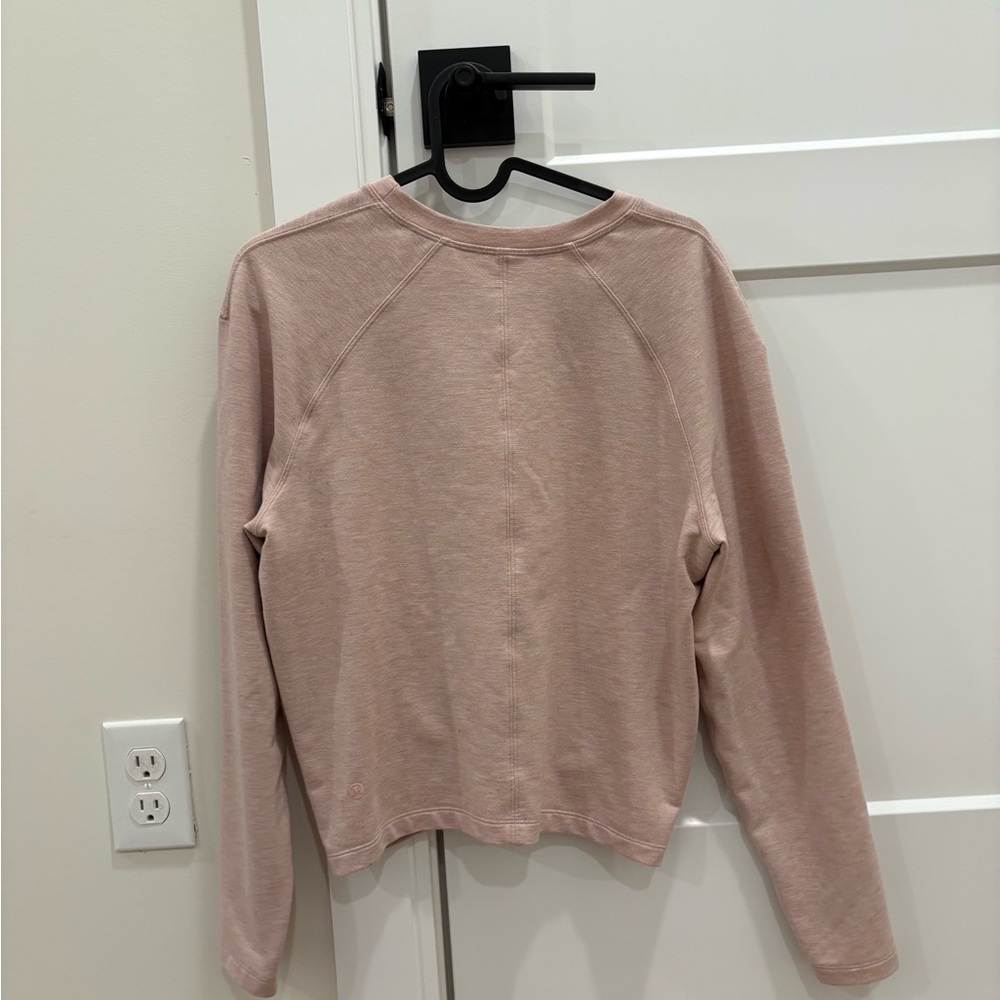 Lululemon Athletica Pink Knotted Sweatshirt Size Small - Picture 3 of 6